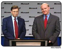 Bill Gates y Steve Ballmer, Microsoft Corp.