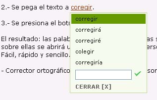Corregir un texto online con revisor