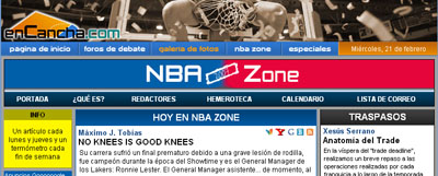 NBA Zone 2007 Baloncesto enCancha