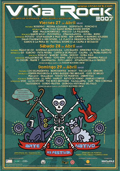 Cartel del Viña Rock 2007